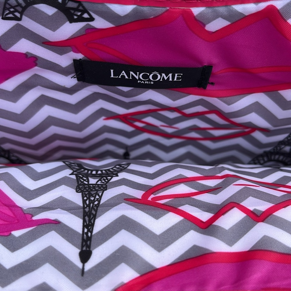 Lancôme BUNDLE! Reversible Pink Tote bag, 2 Cosmetic Bags ALL Brand New - Picture 9 of 16